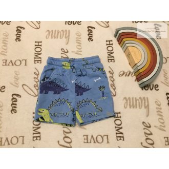   George 18  - 24 hó  86 - 92 cm kék, színes dinó mintás  pamut fiú rövidnadrág-újszerű,hibátlan