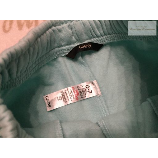 George 6-7 év 116-122 cm világoskék pamut fiú rövidnadrág -  újszerű, hibátlan