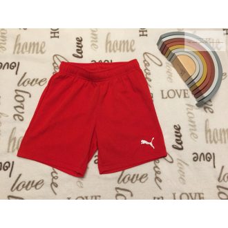   Puma 9-10 év 140 cm piros fiú sport rövidnadrág - újszerű,hibátlan