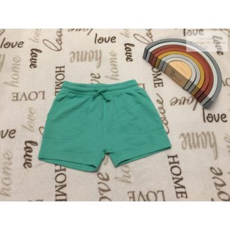   Matalan 18 - 23  hó 86 - 92 cm zöld, puha pamut fiú rövidnadrág- újszerű,hibátlan