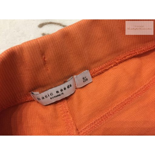 Name it 8 év 128 cm narancssárga pamut fiú rövidnadrág - újszerű,hibátlan