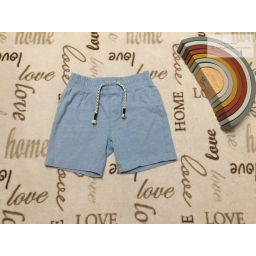 Mothercare 18-24 hó 86-92 cm világoskék vékony pamut fú rövidnadrág-újszerű,hibátlan
