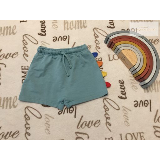 George 12  - 18 hó 86 cm zöld, oldalán színes dinó tüskés pamut fiú rövidnadrág - újszerű,hibátlan