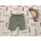 Next 3-4 év 104 cm khaki - bézs puha  pamut fiú rövidnadrág- újszerű,hibátlan
