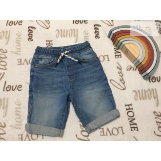   TU 6 év 116 cm  puha pamutos farmer anyagú fiú rövidnadrág- újszerű,hibátlan