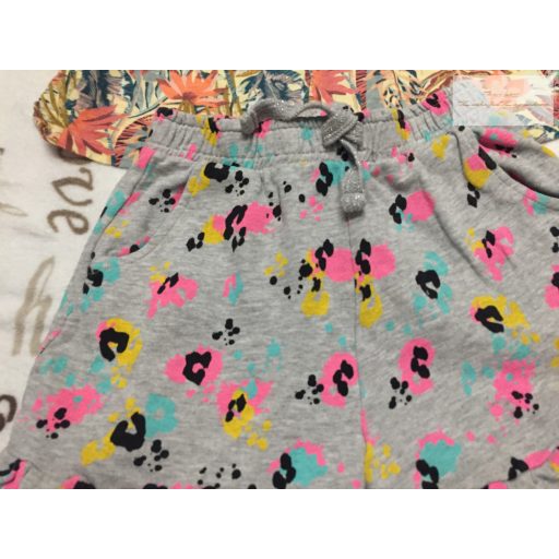 Next, Matalan 10 év 140 cm virágmintás pamut lány rövidnadrág szett 2 db - újszerű,hibátlan