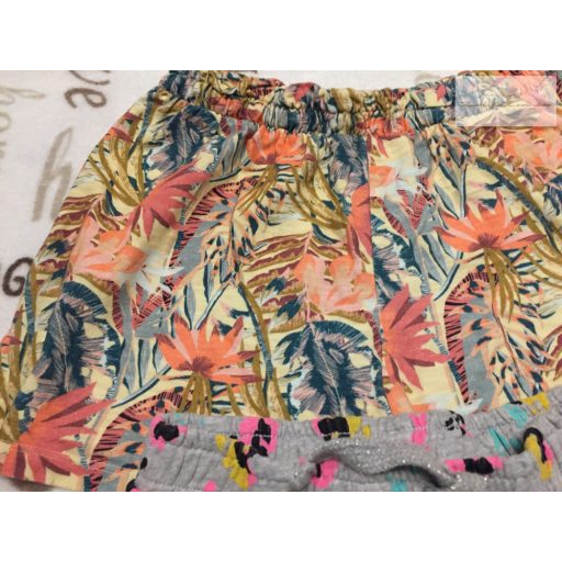 Next, Matalan 10 év 140 cm virágmintás pamut lány rövidnadrág szett 2 db - újszerű,hibátlan