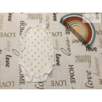 F§F 9-12 hó 80 cm 11 kg  citrom mintás  pamut pántos lány body-újszerű,hibátlan   F§F 9-12 hó 80 cm 11 kg  citrom mintás  pamut pántos lány body-újszerű,hibátlan