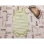 3-4 év 98-104 cm zöld csíkos oroszlán mintás pamut fiú body -újszerű,hibátlan