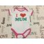 Liegelind 3-6 hó 62-68 cm fehér alapon I love MOM feliratos pamut lány body-újszerű