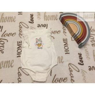   Disney up to 3 month 62 cm fodros, Minnie mintás  pamut lány body- újszerű,hibátlan