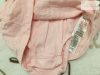 M§S újszülöttre való,50 cm, 3,2 kg rózsaszín, virágmintás pamut lány body - ruha -újszerű,hibátlan