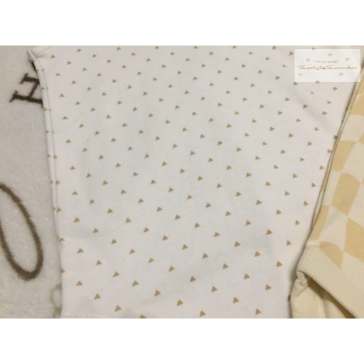 Next, George 18 - 24 hó 86-92 cm bézs-khaki - kockás -háromszög mintás  pamut fiú body szett 2 db-újszerű,hibátlan