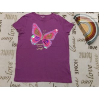 In Extenso  14 év 155-161 cm simizős pillangó mintás pamut lány felső - új, csak lecímkézve   In Extenso  14 év 155-161 cm simizős pillangó mintás pamut lány felső - új, csak lecímkézve