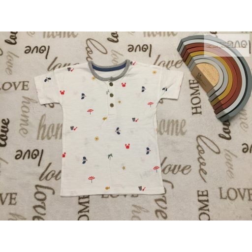 George 12  - 18 hó 86 cm napernyő-sirály mintás pamut fiú felső újszerű,hibátlan