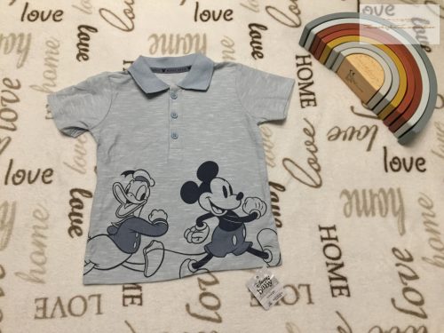 Disney at George 12 - 18  hó 80 -86  cm Mickey - Donald Plutó mintás pamut fiú felső - új, címkés