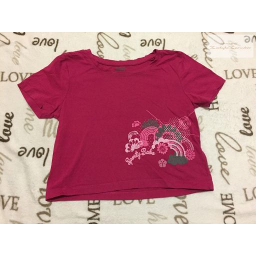 Crivit 10-12 év 146/152 cm pink, rövid pamut lány felső/ sport - újszerű,hibátlan