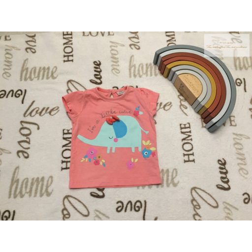 F§F up to 1 month 56 cm 4,5 kg elefánt mintás pamut lány felső újszerű,hibátlan