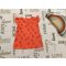 Mothercare 12 -18 hó 80-86 cm pink, szív mintás-fodros pamut lány felső-újszerű,hibátlan