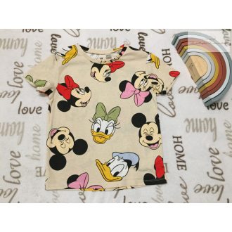   H§M 6-8 év 122-128 cm Minnie mintás vékony pamut lány felső -új, csak lecímkézve