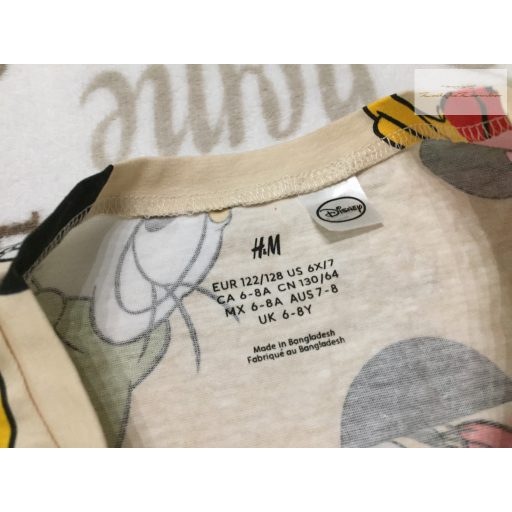 H§M 6-8 év 122-128 cm Minnie mintás vékony pamut lány felső -új, csak lecímkézve