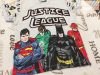 Justice League 5-6 év 110-116 cm superhős mintás pamut fiú felső - újszerű,hibátlan