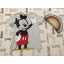 Disney at George 4-5 év 104-110 cm szürke, Mickey pamut fiú felső - új, szettet bontottam