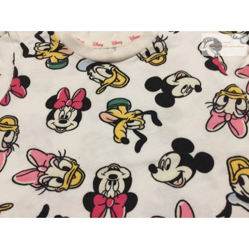 Disney at Primark 9-12 hó 74-80 cm Minnie mintás pamut lány felső-újszerű, hibátlan