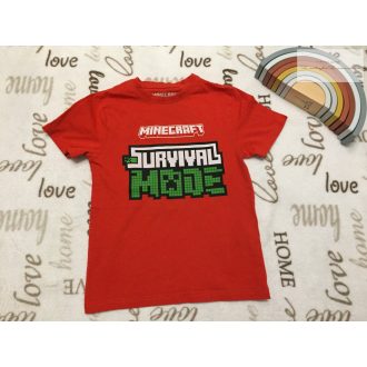   Minecraft 7-8 év 122-128 cm  Minecraft mintás pamut fiú felső - újszerű,hibátlan