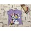 Disney at Primark 18  - 24 hó 86 - 92 cm lila, Minnie-Daisy mintás pamut lány felső- újszerű,hibátlan