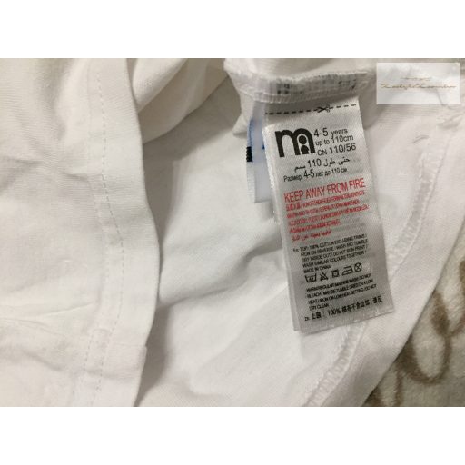 Mothercare 4-5 év 104-110 cm többszínű, Mickey mintás pamut fiú felső újszerű,hibátlan