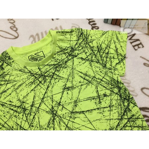 Matalan 9 év 134 cm zöld-fekete pamut fiú felső-újszerű,hibátlan