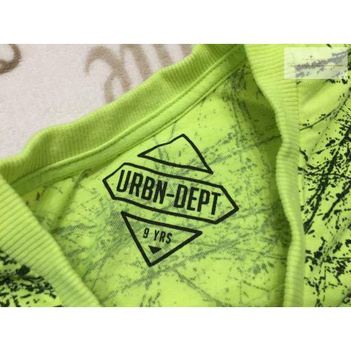 Matalan 9 év 134 cm zöld-fekete pamut fiú felső-újszerű,hibátlan