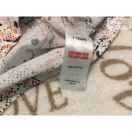 Matalan 7 év 122 cm szürke Cool Dude  feliratos pamut fiú felső újszerű,hibátlan