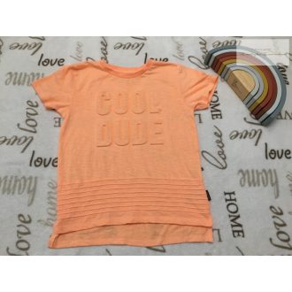   Primark 6-7 év 116-122 cm 3 D Cool Dude feliratos pamut fiú felső .-újszerű,hibátlan