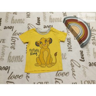  Disney at George 6 - 9 hó 68-74 cm Simba mintás pamut fiú felső - újszerű,hibátlan