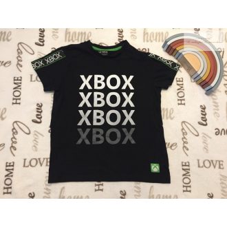   X -BOX  11 év 146 cm fekete, X -box feliratos puha pamut fiú  felső-újszerű,hibátlan