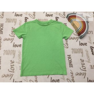   Next 8 év 128 cm világos zöld pamut fiú felső - újszerű,hibátlan