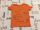 George 9 -12 hó 80 cm narancssárga, feliratos, tigris - majom mintás pamut fiú felső-újszerű,hibátlan