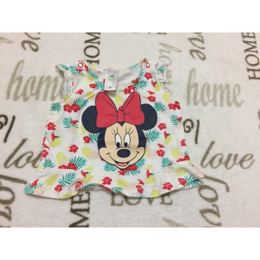 Disney 1-2 hó  56 -s Minnie mintás vékony pamut lány felső - újszerű,hibátlan