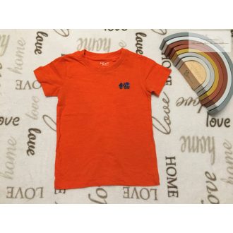 Next 12 - 18 hó 86 cm narancssárga, betonkeverő mintás pamut fiú felső -újszerű,hibátlan   Next 12 - 18 hó 86 cm narancssárga, betonkeverő mintás pamut fiú felső -újszerű,hibátlan