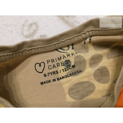 Primark 6-7 év 116-122 cm színes dinó és állat mintás pamut fiú felső szett.-újszerű,hibátlan