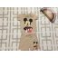 Disney at Primark 3-6 hó 62-68 cm barna, Mickey mintás vékony pamut fiú felső és rövidnadrág szett - újszerű,hibátlan