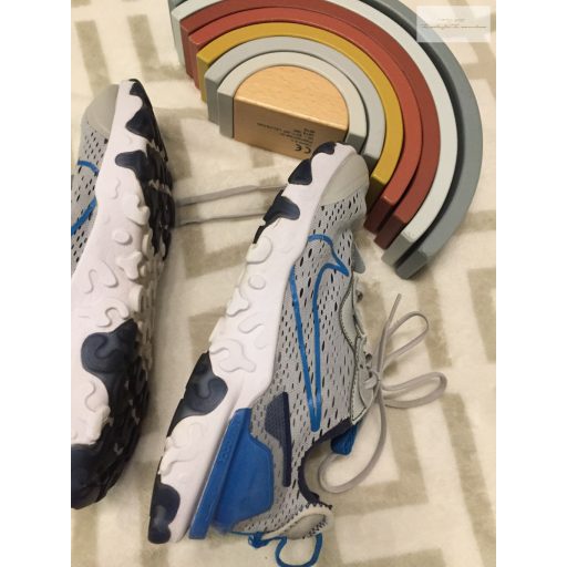 Nike react vision 36,5 méret bth. 23,5 cm kék - szürke fiú sportcipő - újszerű, hibátlan