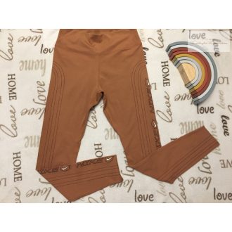   Nike M - es barna-fekete,  női sport legging - új, csak lecímkézve