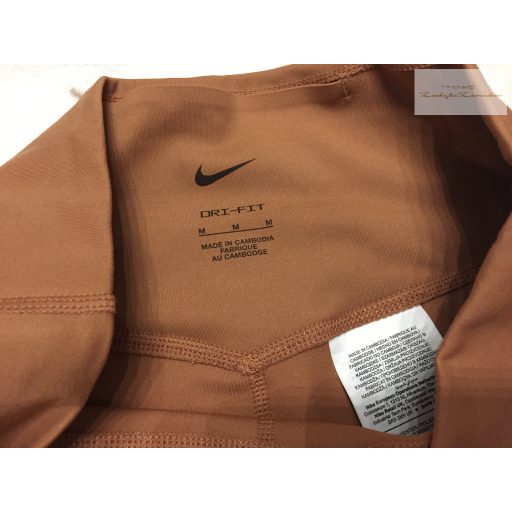 Nike M - es barna-fekete,  női sport legging - új, csak lecímkézve