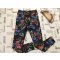 Fisherfield S  (13-14 év) 158-164 cm fekete, színes virágmintás lány sport legging - új, csak lecímkézve 
