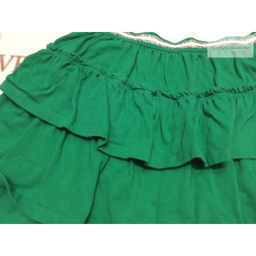 Boden 11-12 év 152 cm zöld, puha pamut lány rara szoknya - újszerű,hibátlan