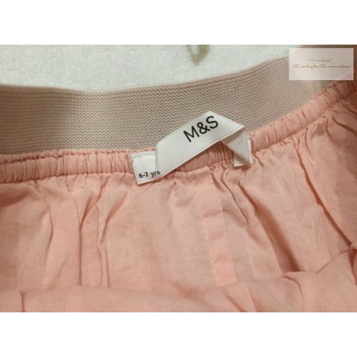M§S 6-7 év 122 cm rózsaszín, ezüst csillogós lány tüll szoknya - újszerű, hibátlan