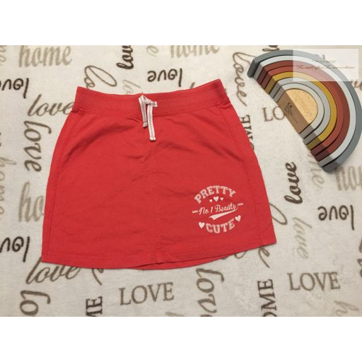 George 9-10 év 135 -140 cm piros pamut lány szoknya újszerű,hibátlan